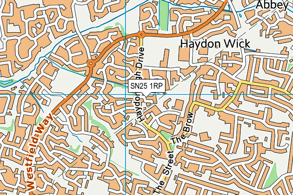 SN25 1RP map - OS VectorMap District (Ordnance Survey) SN25 1RP map - OS VectorMap District (Ordnance Survey)