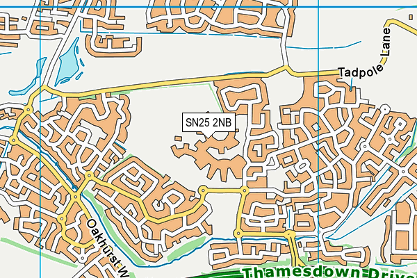 SN25 2NB map - OS VectorMap District (Ordnance Survey) SN25 2NB map - OS VectorMap District (Ordnance Survey)