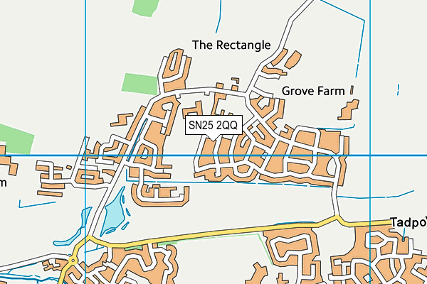 SN25 2QQ map - OS VectorMap District (Ordnance Survey) SN25 2QQ map - OS VectorMap District (Ordnance Survey)