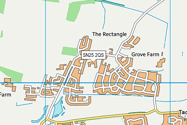 SN25 2QS map - OS VectorMap District (Ordnance Survey) SN25 2QS map - OS VectorMap District (Ordnance Survey)