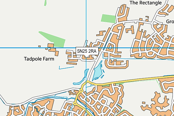 SN25 2RA map - OS VectorMap District (Ordnance Survey) SN25 2RA map - OS VectorMap District (Ordnance Survey)