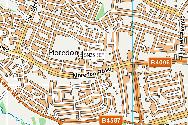 SN25 3EF map - OS VectorMap District (Ordnance Survey) SN25 3EF map - OS VectorMap District (Ordnance Survey)