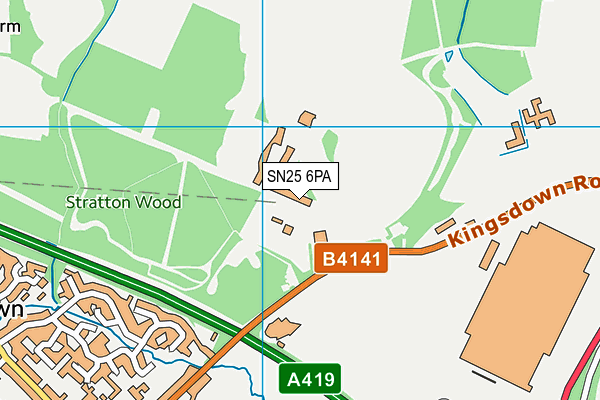 SN25 6PA map - OS VectorMap District (Ordnance Survey) SN25 6PA map - OS VectorMap District (Ordnance Survey)