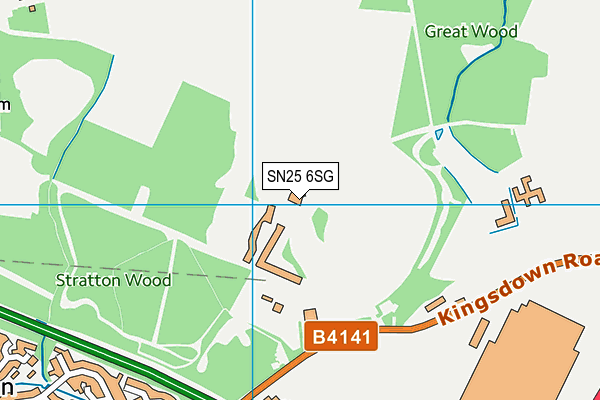 SN25 6SG map - OS VectorMap District (Ordnance Survey) SN25 6SG map - OS VectorMap District (Ordnance Survey)