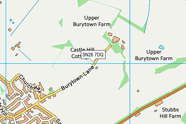 SN26 7DQ map - OS VectorMap District (Ordnance Survey)