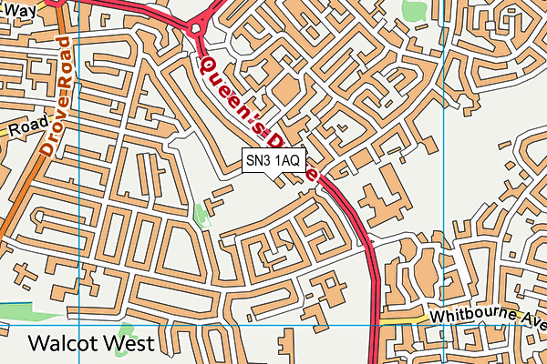SN3 1AQ map - OS VectorMap District (Ordnance Survey) SN3 1AQ map - OS VectorMap District (Ordnance Survey)
