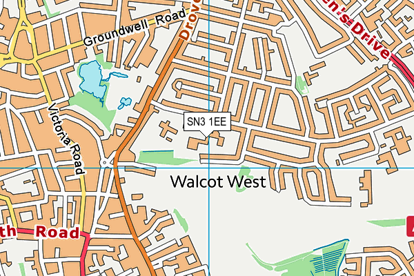 SN3 1EE map - OS VectorMap District (Ordnance Survey) SN3 1EE map - OS VectorMap District (Ordnance Survey)