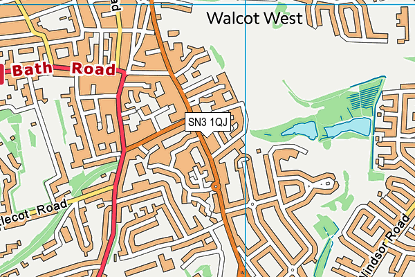SN3 1QJ map - OS VectorMap District (Ordnance Survey) SN3 1QJ map - OS VectorMap District (Ordnance Survey)