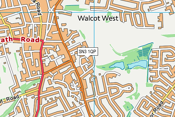 SN3 1QP map - OS VectorMap District (Ordnance Survey) SN3 1QP map - OS VectorMap District (Ordnance Survey)