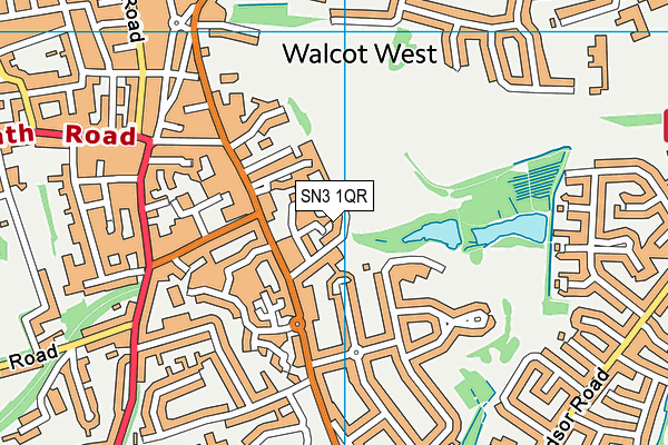 SN3 1QR map - OS VectorMap District (Ordnance Survey) SN3 1QR map - OS VectorMap District (Ordnance Survey)