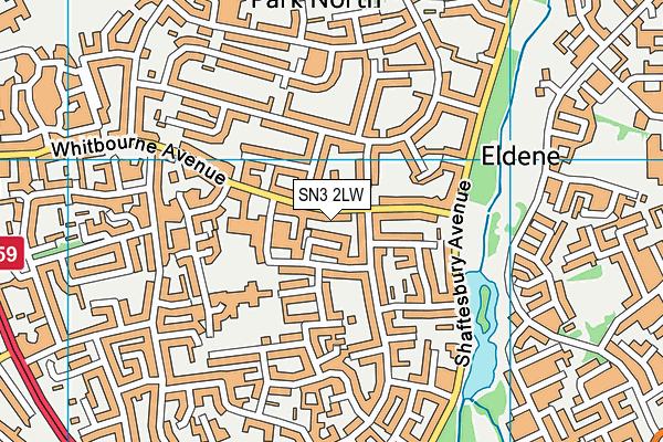 SN3 2LW map - OS VectorMap District (Ordnance Survey) SN3 2LW map - OS VectorMap District (Ordnance Survey)