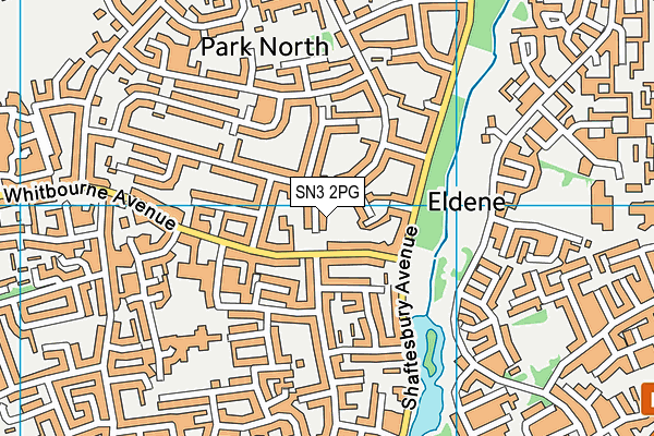SN3 2PG map - OS VectorMap District (Ordnance Survey) SN3 2PG map - OS VectorMap District (Ordnance Survey)