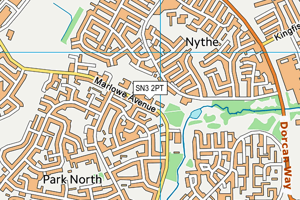 SN3 2PT map - OS VectorMap District (Ordnance Survey) SN3 2PT map - OS VectorMap District (Ordnance Survey)