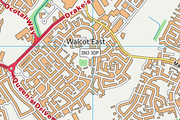 SN3 3DP map - OS VectorMap District (Ordnance Survey) SN3 3DP map - OS VectorMap District (Ordnance Survey)