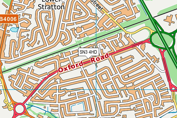 SN3 4HD map - OS VectorMap District (Ordnance Survey) SN3 4HD map - OS VectorMap District (Ordnance Survey)
