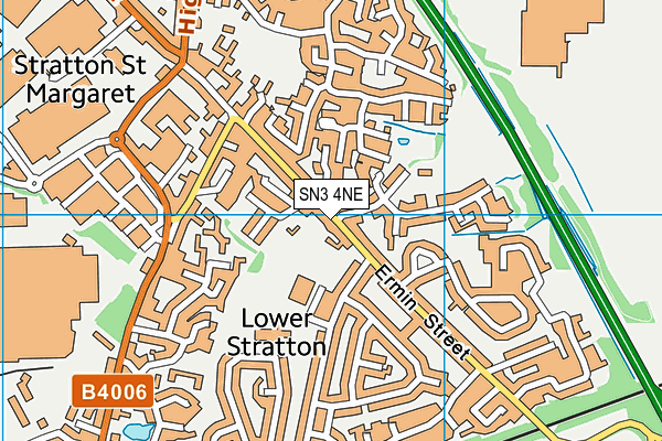 SN3 4NE map - OS VectorMap District (Ordnance Survey) SN3 4NE map - OS VectorMap District (Ordnance Survey)