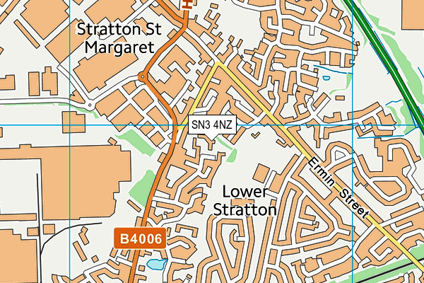 SN3 4NZ map - OS VectorMap District (Ordnance Survey) SN3 4NZ map - OS VectorMap District (Ordnance Survey)