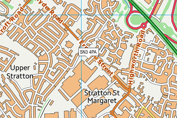 SN3 4PA map - OS VectorMap District (Ordnance Survey) SN3 4PA map - OS VectorMap District (Ordnance Survey)