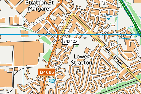 SN3 4QX map - OS VectorMap District (Ordnance Survey) SN3 4QX map - OS VectorMap District (Ordnance Survey)
