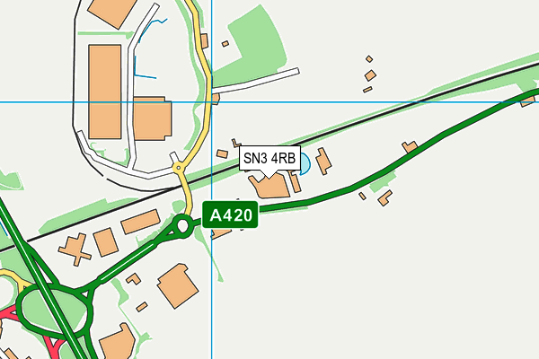 SN3 4RB map - OS VectorMap District (Ordnance Survey) SN3 4RB map - OS VectorMap District (Ordnance Survey)