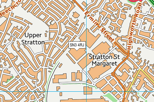 SN3 4RJ map - OS VectorMap District (Ordnance Survey) SN3 4RJ map - OS VectorMap District (Ordnance Survey)