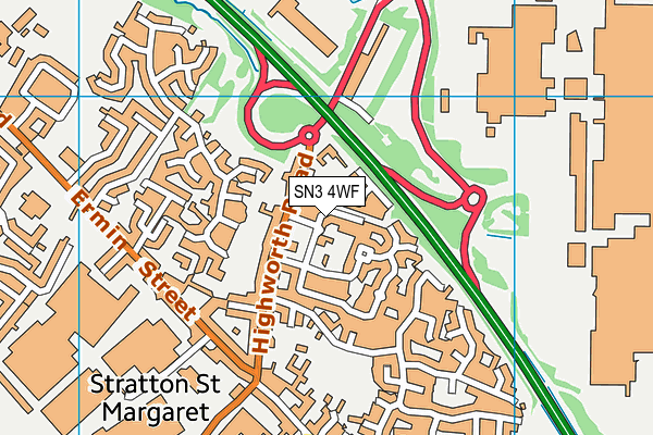 SN3 4WF map - OS VectorMap District (Ordnance Survey) SN3 4WF map - OS VectorMap District (Ordnance Survey)