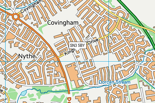 SN3 5BY map - OS VectorMap District (Ordnance Survey) SN3 5BY map - OS VectorMap District (Ordnance Survey)