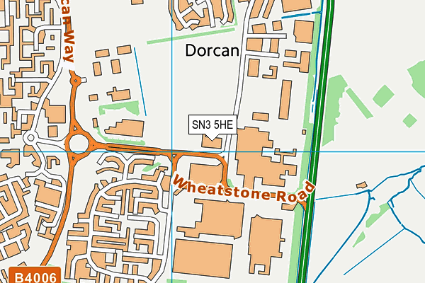 SN3 5HE map - OS VectorMap District (Ordnance Survey) SN3 5HE map - OS VectorMap District (Ordnance Survey)