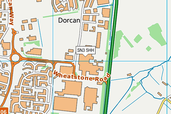 SN3 5HH map - OS VectorMap District (Ordnance Survey) SN3 5HH map - OS VectorMap District (Ordnance Survey)