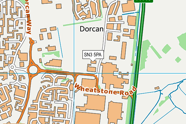 SN3 5PA map - OS VectorMap District (Ordnance Survey) SN3 5PA map - OS VectorMap District (Ordnance Survey)