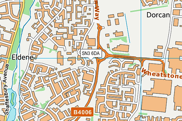 SN3 6DA map - OS VectorMap District (Ordnance Survey) SN3 6DA map - OS VectorMap District (Ordnance Survey)