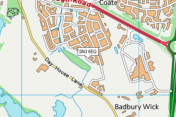 SN3 6EQ map - OS VectorMap District (Ordnance Survey) SN3 6EQ map - OS VectorMap District (Ordnance Survey)