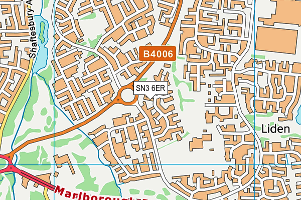 SN3 6ER map - OS VectorMap District (Ordnance Survey) SN3 6ER map - OS VectorMap District (Ordnance Survey)