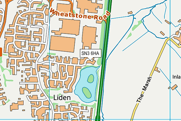 SN3 6HA map - OS VectorMap District (Ordnance Survey) SN3 6HA map - OS VectorMap District (Ordnance Survey)