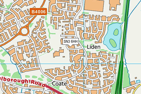 SN3 6HH map - OS VectorMap District (Ordnance Survey) SN3 6HH map - OS VectorMap District (Ordnance Survey)