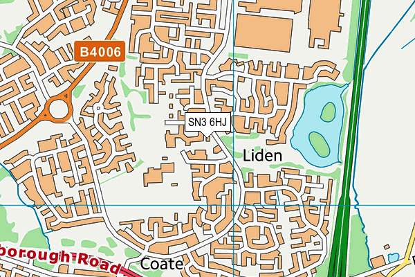 SN3 6HJ map - OS VectorMap District (Ordnance Survey) SN3 6HJ map - OS VectorMap District (Ordnance Survey)