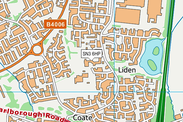 SN3 6HP map - OS VectorMap District (Ordnance Survey)