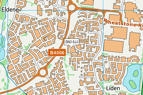 SN3 6JJ map - OS VectorMap District (Ordnance Survey)