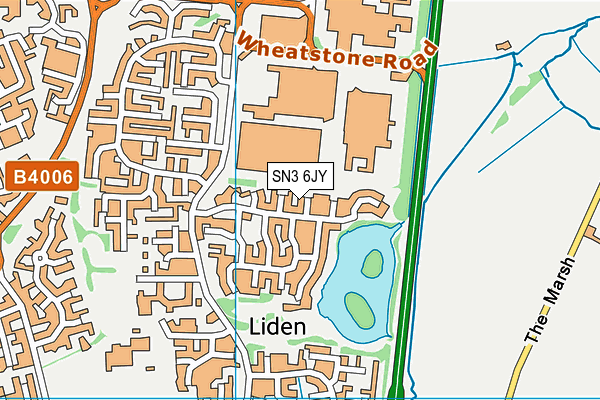 SN3 6JY map - OS VectorMap District (Ordnance Survey)