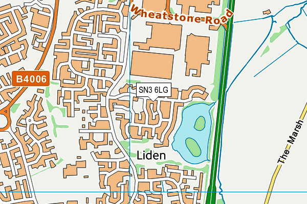 SN3 6LG map - OS VectorMap District (Ordnance Survey) SN3 6LG map - OS VectorMap District (Ordnance Survey)