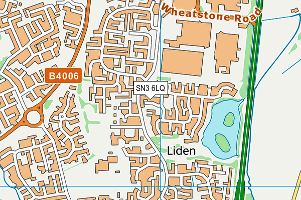 SN3 6LQ map - OS VectorMap District (Ordnance Survey) SN3 6LQ map - OS VectorMap District (Ordnance Survey)