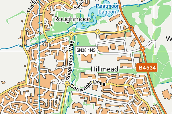 SN38 1NS map - OS VectorMap District (Ordnance Survey) SN38 1NS map - OS VectorMap District (Ordnance Survey)
