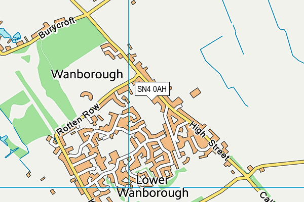 SN4 0AH map - OS VectorMap District (Ordnance Survey) SN4 0AH map - OS VectorMap District (Ordnance Survey)