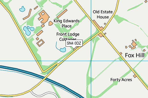 SN4 0DZ map - OS VectorMap District (Ordnance Survey) SN4 0DZ map - OS VectorMap District (Ordnance Survey)