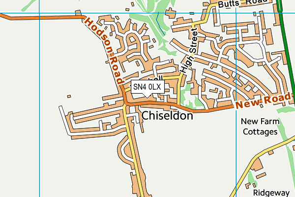SN4 0LX map - OS VectorMap District (Ordnance Survey) SN4 0LX map - OS VectorMap District (Ordnance Survey)