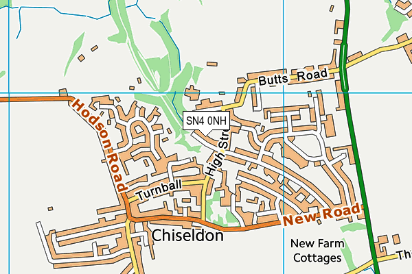 SN4 0NH map - OS VectorMap District (Ordnance Survey) SN4 0NH map - OS VectorMap District (Ordnance Survey)