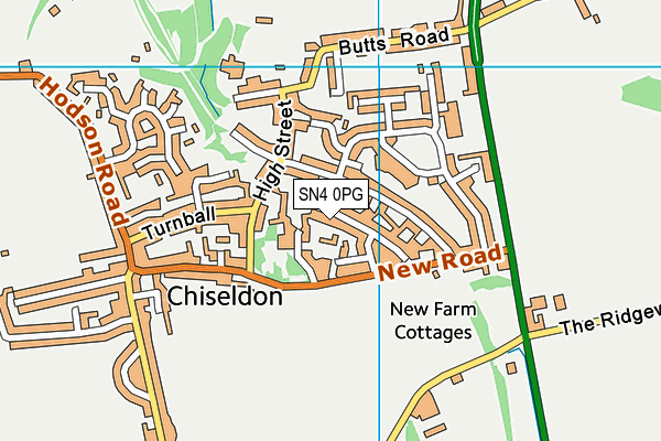 SN4 0PG map - OS VectorMap District (Ordnance Survey) SN4 0PG map - OS VectorMap District (Ordnance Survey)