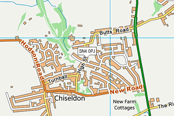 SN4 0PJ map - OS VectorMap District (Ordnance Survey) SN4 0PJ map - OS VectorMap District (Ordnance Survey)