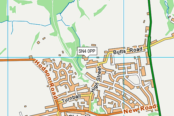 SN4 0PP map - OS VectorMap District (Ordnance Survey) SN4 0PP map - OS VectorMap District (Ordnance Survey)