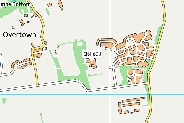 SN4 0QJ map - OS VectorMap District (Ordnance Survey) SN4 0QJ map - OS VectorMap District (Ordnance Survey)